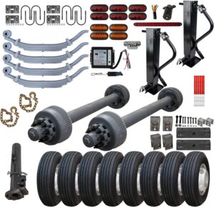 Image 1 of buy 24k flatbed deckover trailer kit