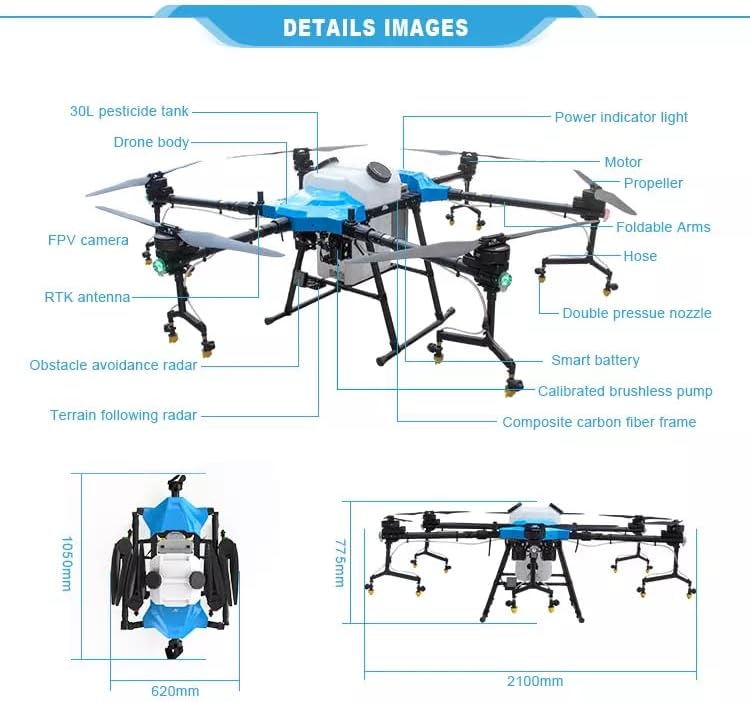 buy 30kg agricultural spraying drone,best agricultural spraying drone,30kg drone sprayer pros cons,agricultural drone worth buying,30kg payload drone for farming,should I buy a spraying drone unboxing and complete package contents