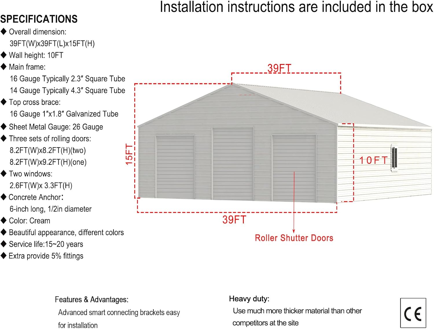 buy 39x39 metal barn,39x39 metal barn worth buying,best 39x39 steel building,TTBKA metal barn pros cons,should I buy a 39x39 metal barn,39x39 metal barn vs pole barn unboxing and complete package contents