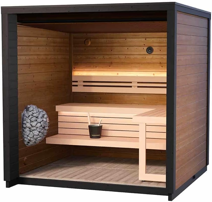 buy 4 person outdoor sauna cubo xs,best thermowood cube sauna kit,cubo xs sauna pros cons,compact outdoor sauna worth buying,should i buy a cube sauna,4 person outdoor sauna vs alternatives unboxing and complete package contents