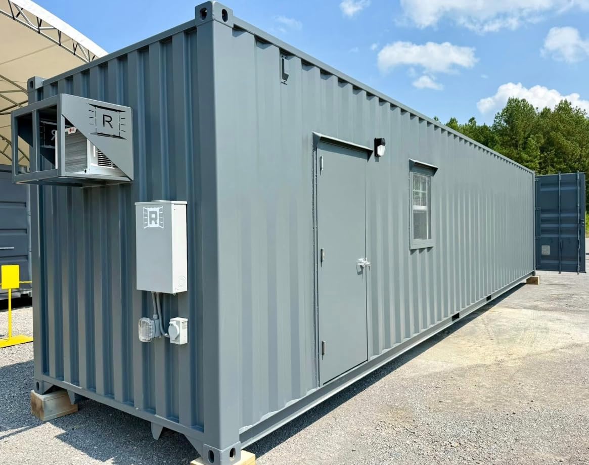 buy 40 foot ground level office storage combo,should I buy a 40 foot GLO container,40 foot GLO office vs other job site offices,40 foot ground level office pros cons,40 foot GLO container worth buying,best ground level office container - detailed features and technical specifications