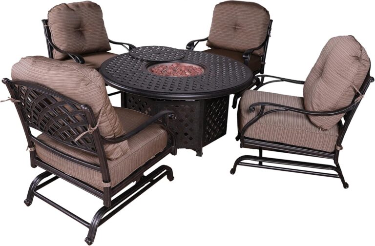 Image 1 of buy 5 cushioned firepit set