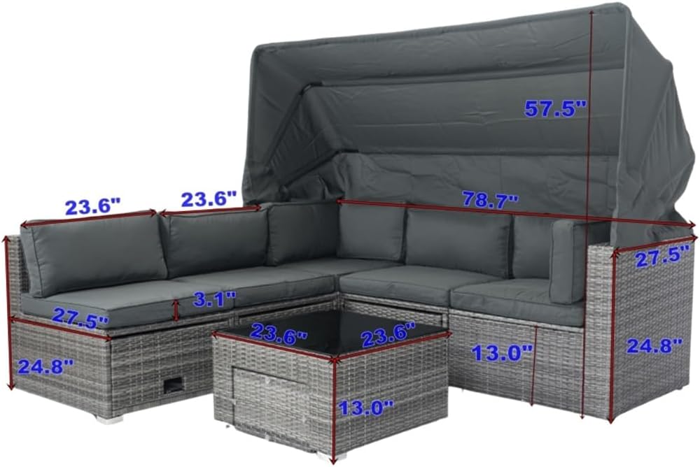 Step-by-step guide for buy 7 piece patio furniture set with canopy,should I buy a 7 piece outdoor sectional with canopy,7 piece wicker rattan patio set with retractable canopy pros cons,best patio furniture set with adjustable shade,7 piece patio sectional vs modular sofa,outdoor wicker furniture set worth buying - complete tutorial
