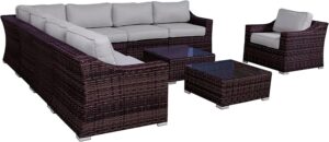 Image 1 of buy 7 piece wicker seating group
