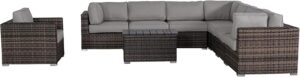 Image 1 of buy 7 piece wicker seating set