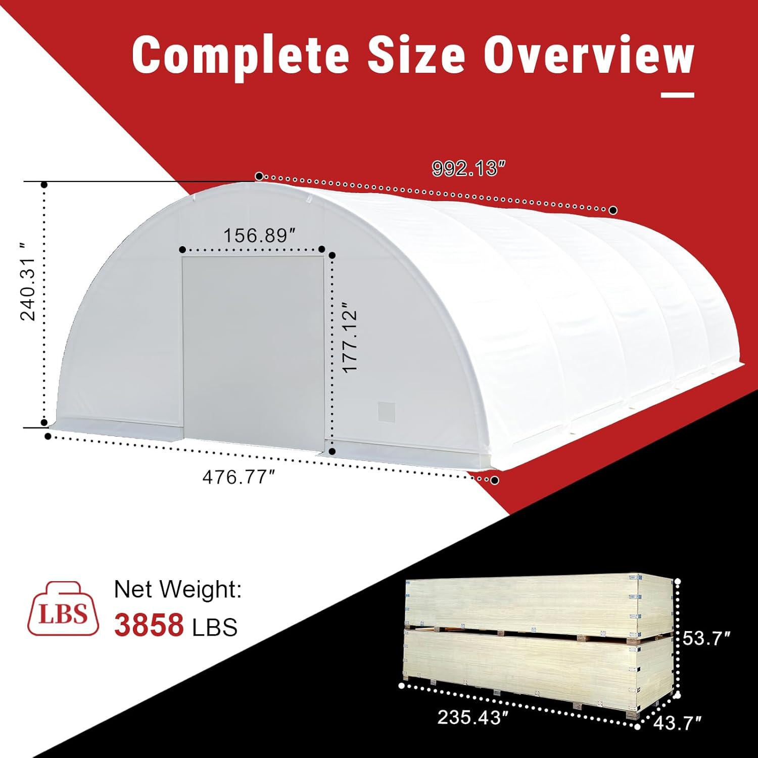 buy 82x40ft fabric storage building,82x40ft heavy duty equipment shelter,fabric storage building pros cons,large outdoor warehouse tent worth buying,KoreJetMetal industrial storage shelter,best fabric garage for farm machinery unboxing and complete package contents