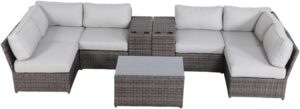 Image 1 of buy 9-piece outdoor set cushions