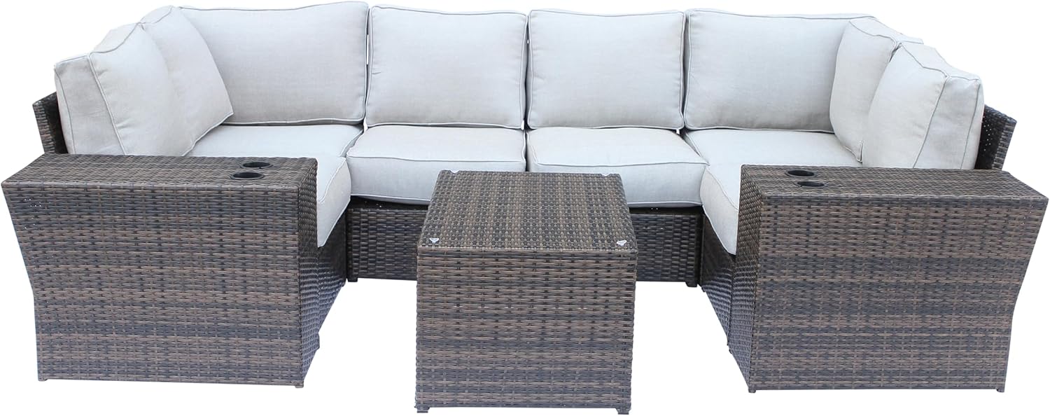 buy 9 piece patio conversation set,should I buy a 9 piece outdoor seating set,9 piece patio set pros cons,wicker conversation set worth buying,best 9 piece outdoor furniture set,espresso wicker patio set vs alternatives - detailed features and technical specifications