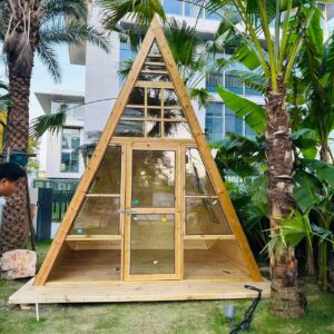 Image 1 of buy A-frame wooden cabin
