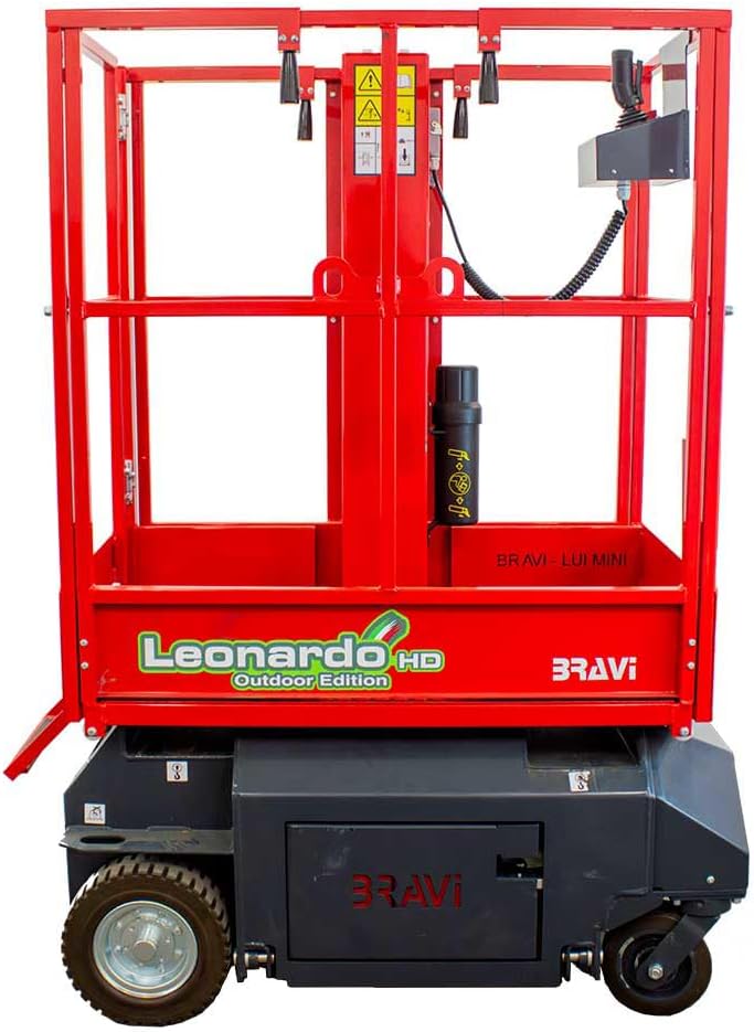 buy Bravi Platforms Leonardo HD lift,Bravi Leonardo HD lift pros cons,scissor lift for tight spaces,Leonardo HD lift worth buying,best mobile platform lift for trucks,Leonardo HD vs other scissor lifts performance testing and real-world results