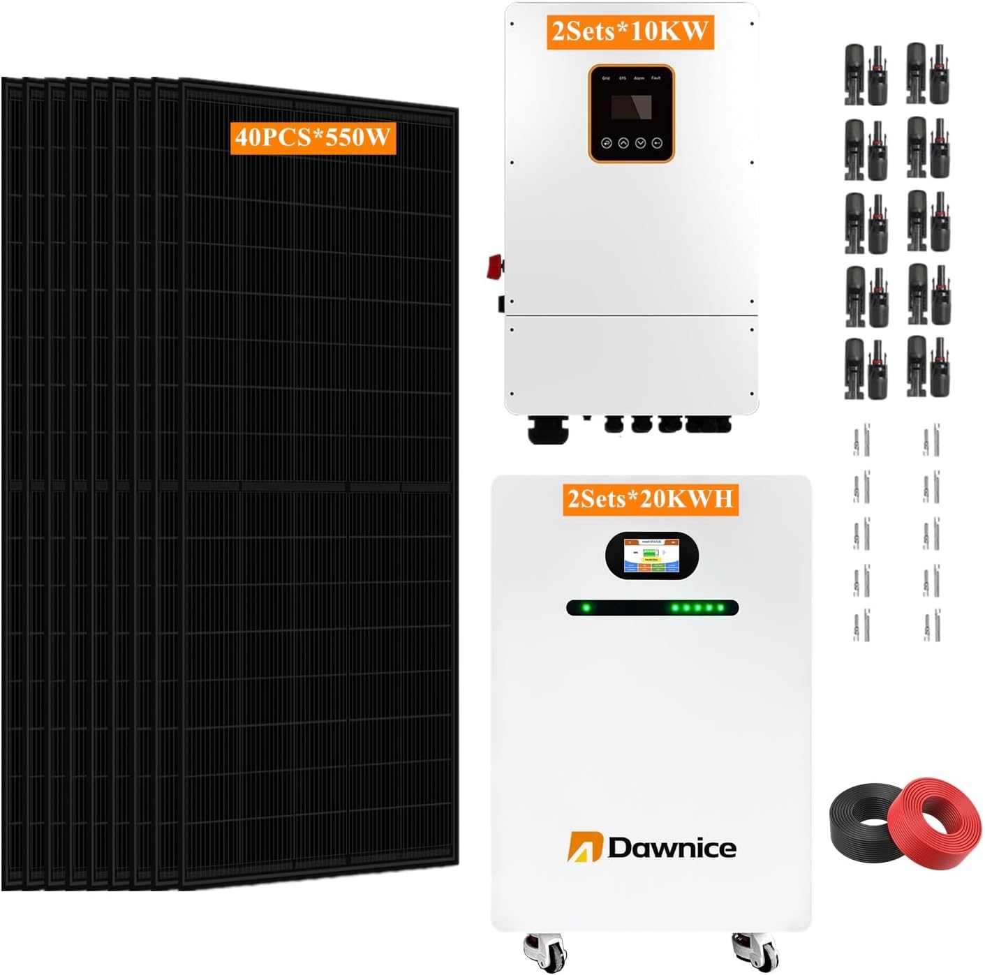 buy Dawnice 10KW solar kit,Dawnice 10KW solar system worth it,best 10KW hybrid solar system,Dawnice solar kit pros cons,10KW solar power system cost,should I buy a Dawnice solar kit unboxing and complete package contents