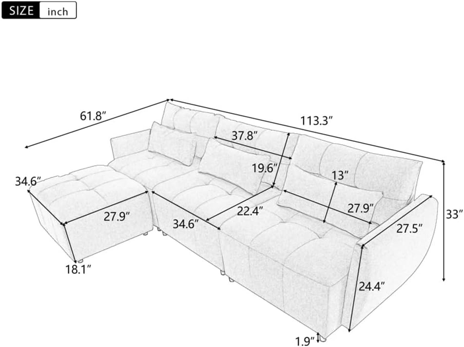 Step-by-step guide for buy Duyhbawrs sectional sofa,Duyhbawrs sofa pros cons,best L-shaped sofa with ottoman,Duyhbawrs sectional worth buying,should I buy a Duyhbawrs couch,Duyhbawrs vs other sectionals - complete tutorial