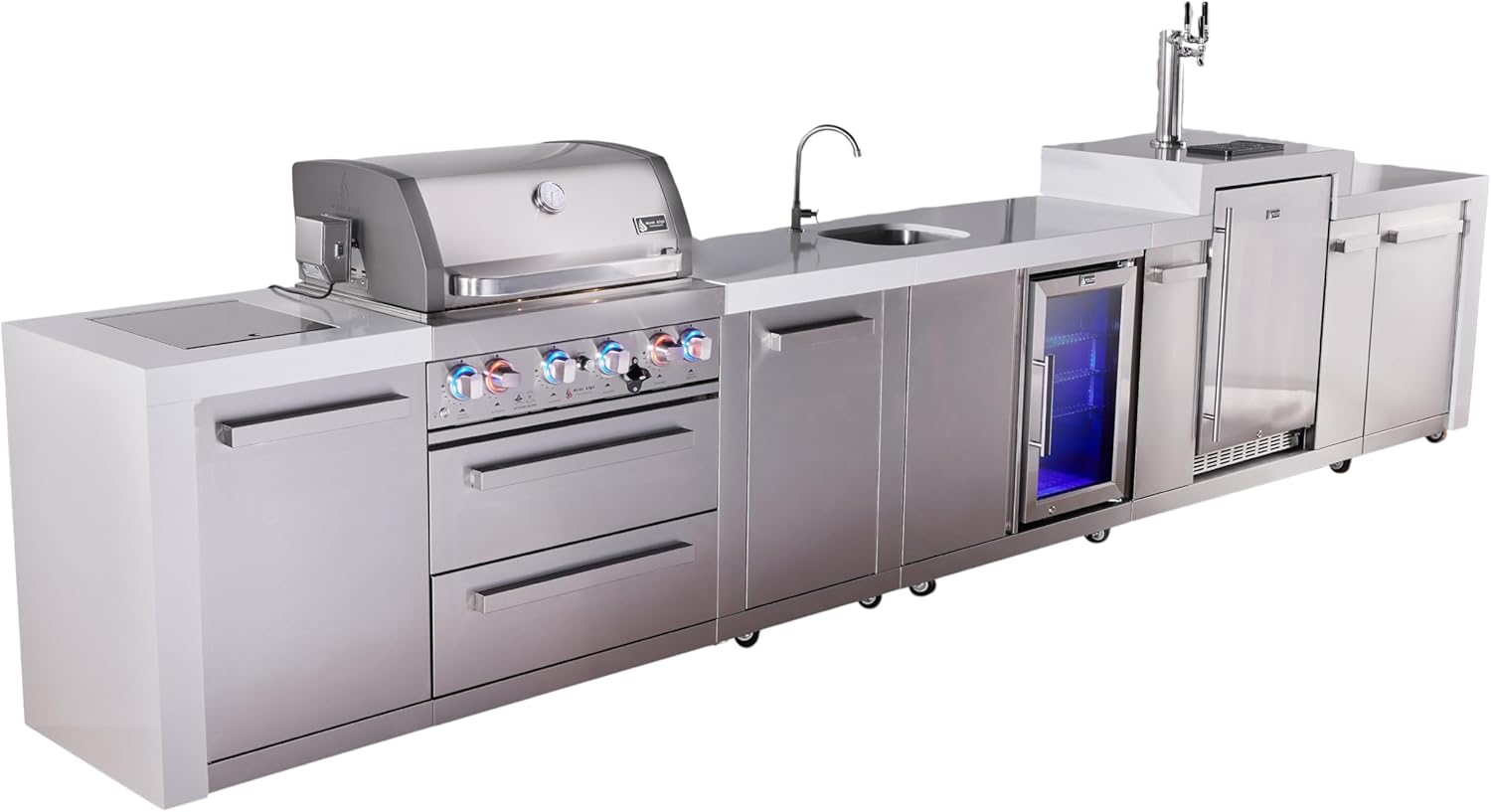 buy Mont Alpi outdoor island grill,Mont Alpi outdoor island grill pros cons,Mont Alpi 4 burner gas grill worth buying,best built in grill with refrigerator kegerator,should I buy Mont Alpi grill,Mont Alpi vs other outdoor kitchen islands - detailed features and technical specifications