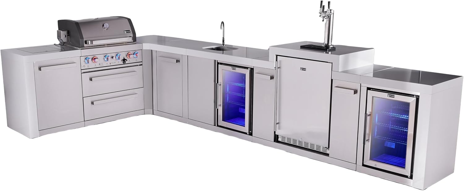 buy Mont Alpi outdoor kitchen island,Mont Alpi D series worth buying,best modular outdoor kitchen island,Mont Alpi grill pros cons,Mont Alpi vs built-in grill,should I buy Mont Alpi kegerator - detailed features and technical specifications