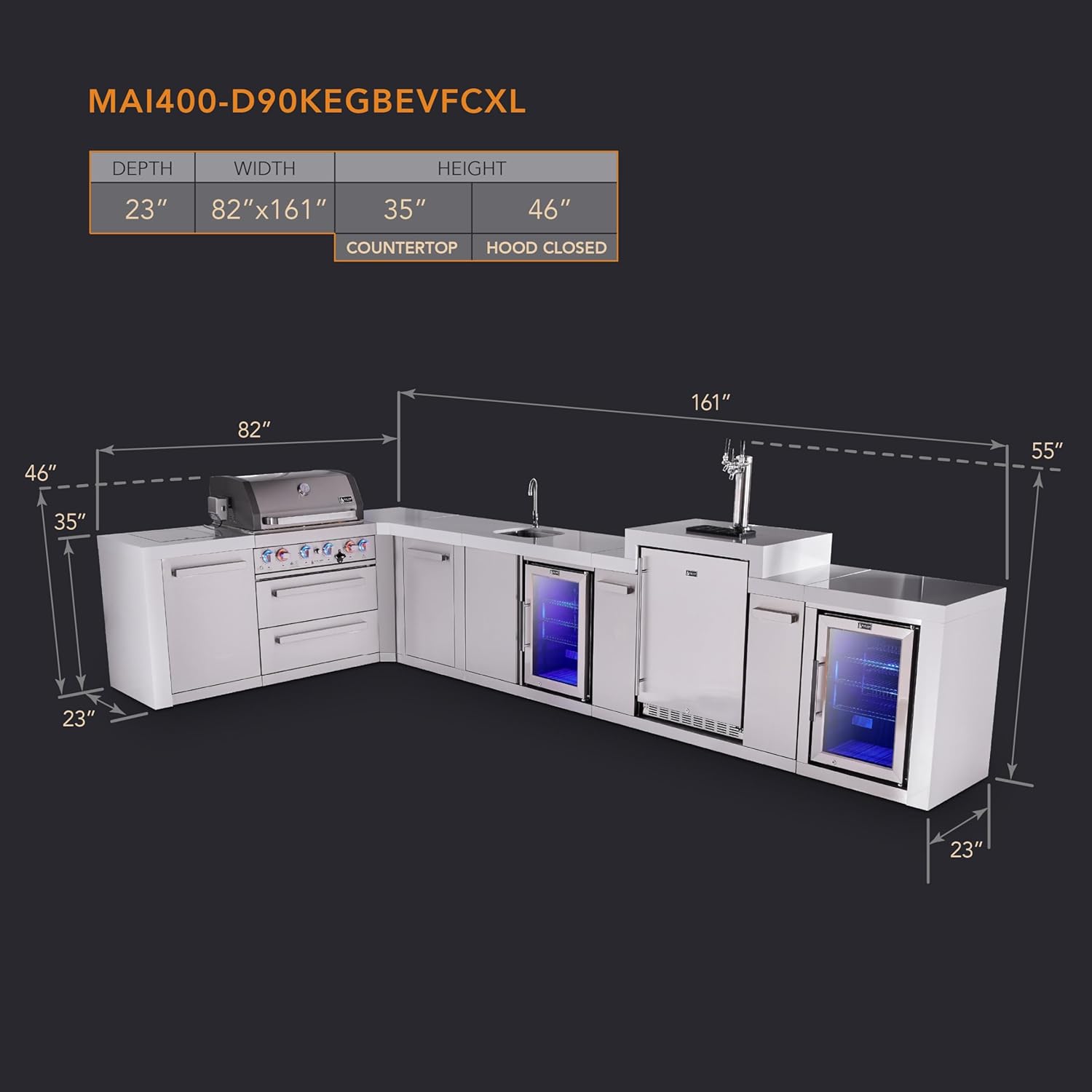 buy Mont Alpi outdoor kitchen island,Mont Alpi D series worth buying,best modular outdoor kitchen island,Mont Alpi grill pros cons,Mont Alpi vs built-in grill,should I buy Mont Alpi kegerator unboxing and complete package contents
