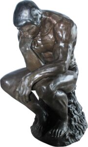 Image 1 of buy NIFAO Thinker bronze statue