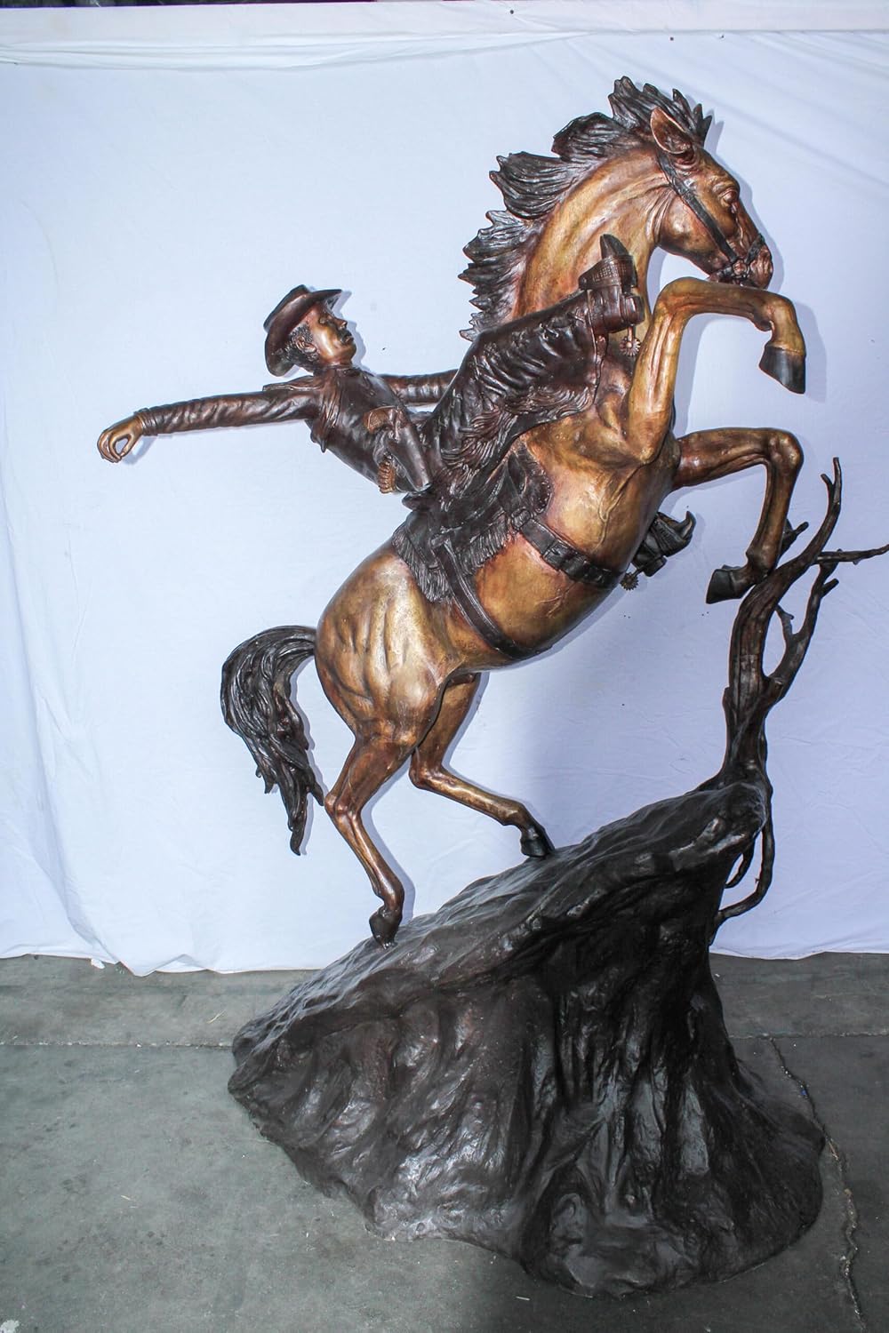 buy NIFAO bronze cowboy horse statue,NIFAO bronze statue worth buying,best life-size western sculpture,bronze cowboy statue pros cons,NIFAO statue vs other brands,should I buy a bronze cowboy statue unboxing and complete package contents