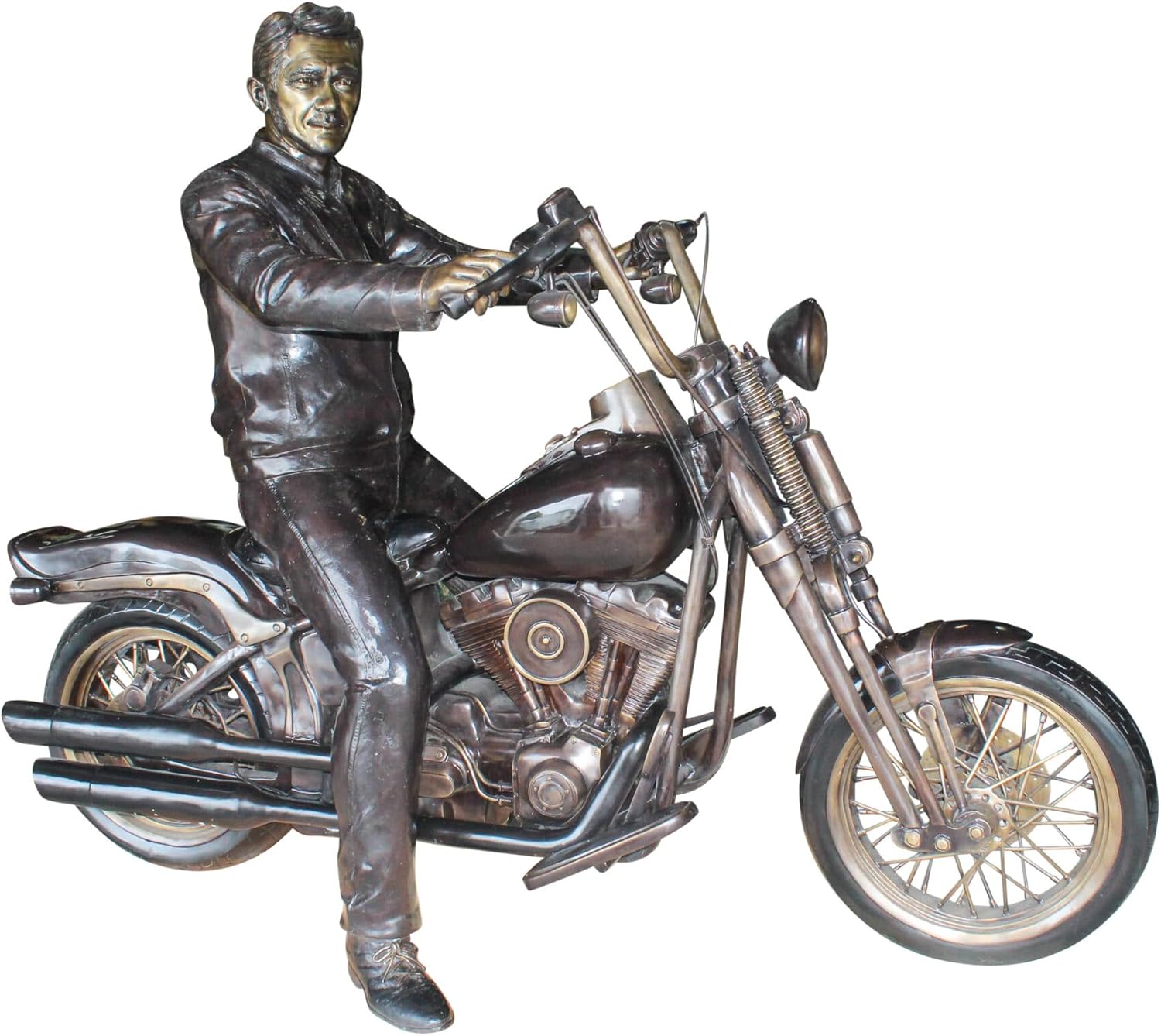 buy NIFAO bronze motorcycle statue,NIFAO bronze statue worth it,life-size bronze motorcycle sculpture pros cons,best bronze motorcycle rider statue,bronze motorcycle rider statue vs alternatives,should I buy a life-size bronze motorcycle statue - detailed features and technical specifications