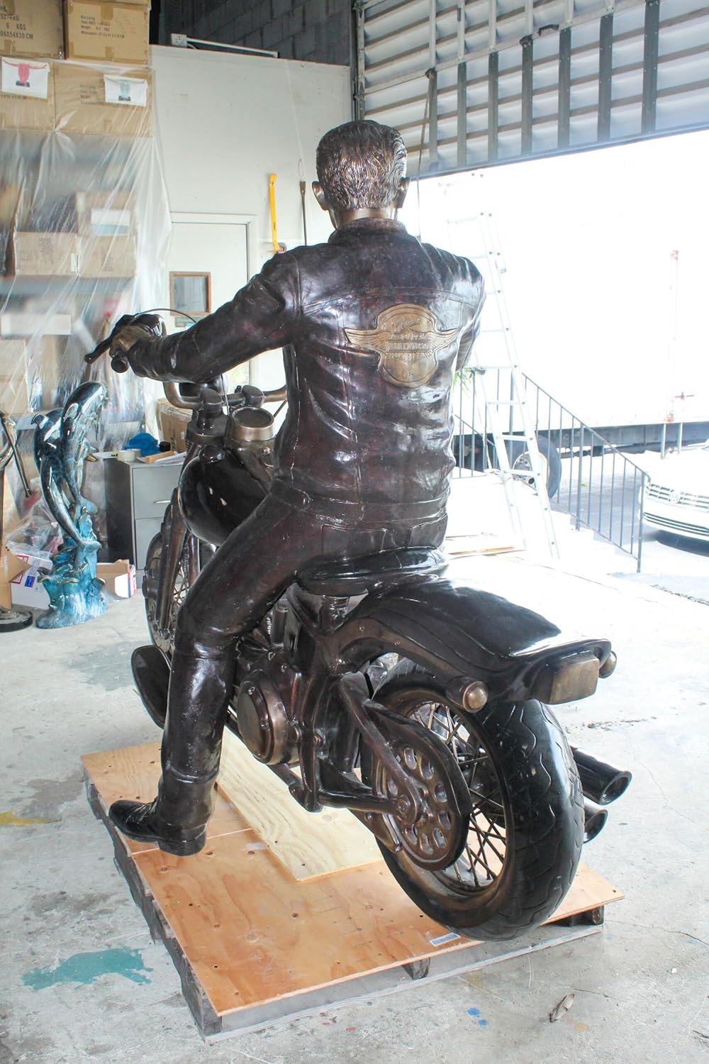 buy NIFAO bronze motorcycle statue,NIFAO bronze statue worth it,life-size bronze motorcycle sculpture pros cons,best bronze motorcycle rider statue,bronze motorcycle rider statue vs alternatives,should I buy a life-size bronze motorcycle statue performance testing and real-world results