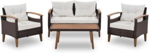 Image 1 of buy PE rattan outdoor sofa set