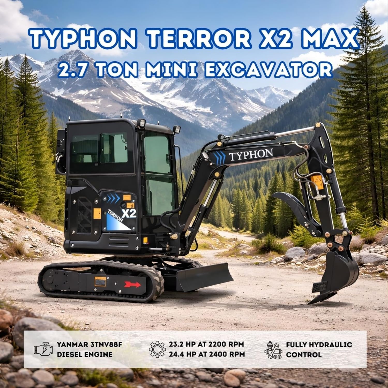 buy TYPHON TERROR X2 MAX mini excavator,TYPHON TERROR X2 MAX worth buying,TYPHON TERROR X2 MAX pros cons,best 2.7 ton mini excavator,TYPHON TERROR X2 MAX vs alternatives,should I buy TYPHON TERROR X2 MAX unboxing and complete package contents