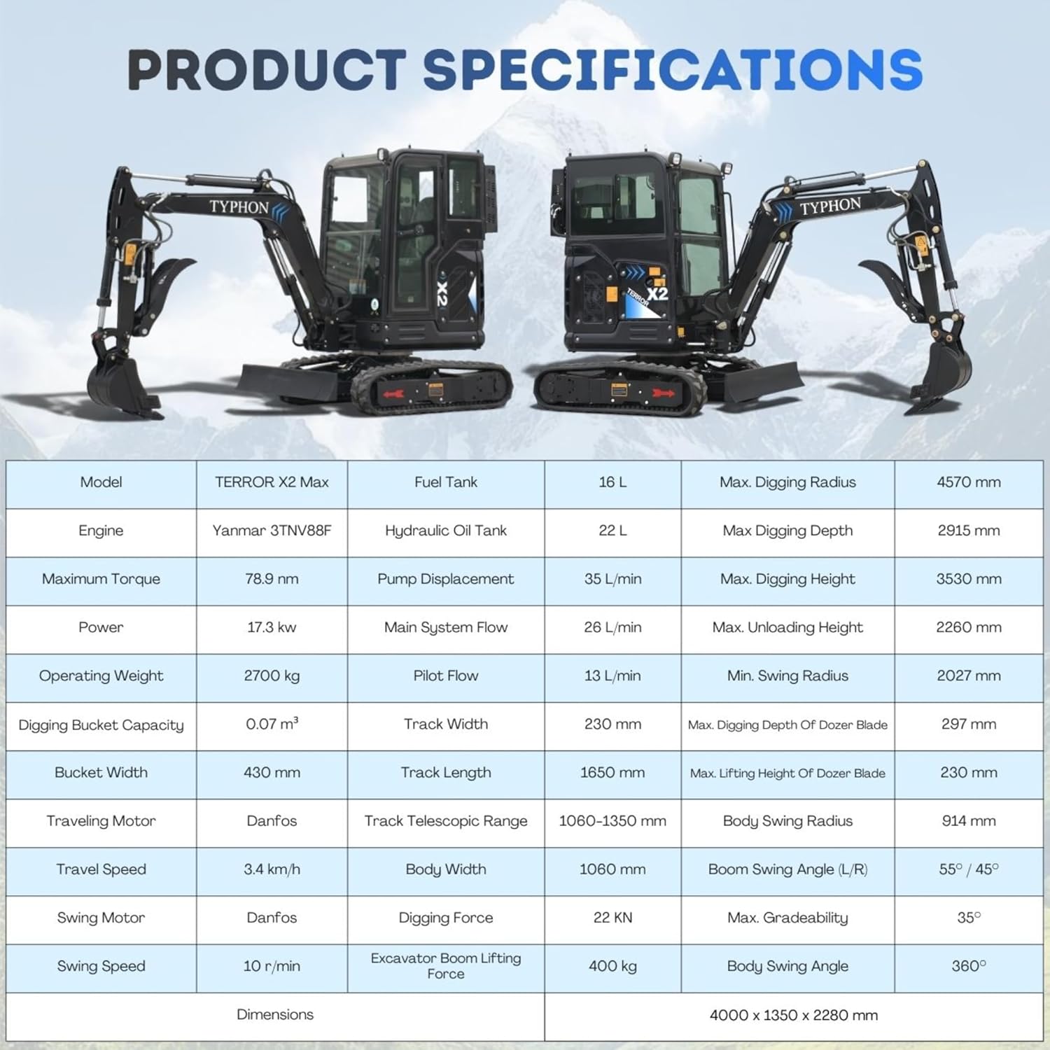 Step-by-step guide for buy TYPHON TERROR X2 MAX mini excavator,TYPHON TERROR X2 MAX worth buying,TYPHON TERROR X2 MAX pros cons,best 2.7 ton mini excavator,TYPHON TERROR X2 MAX vs alternatives,should I buy TYPHON TERROR X2 MAX - complete tutorial