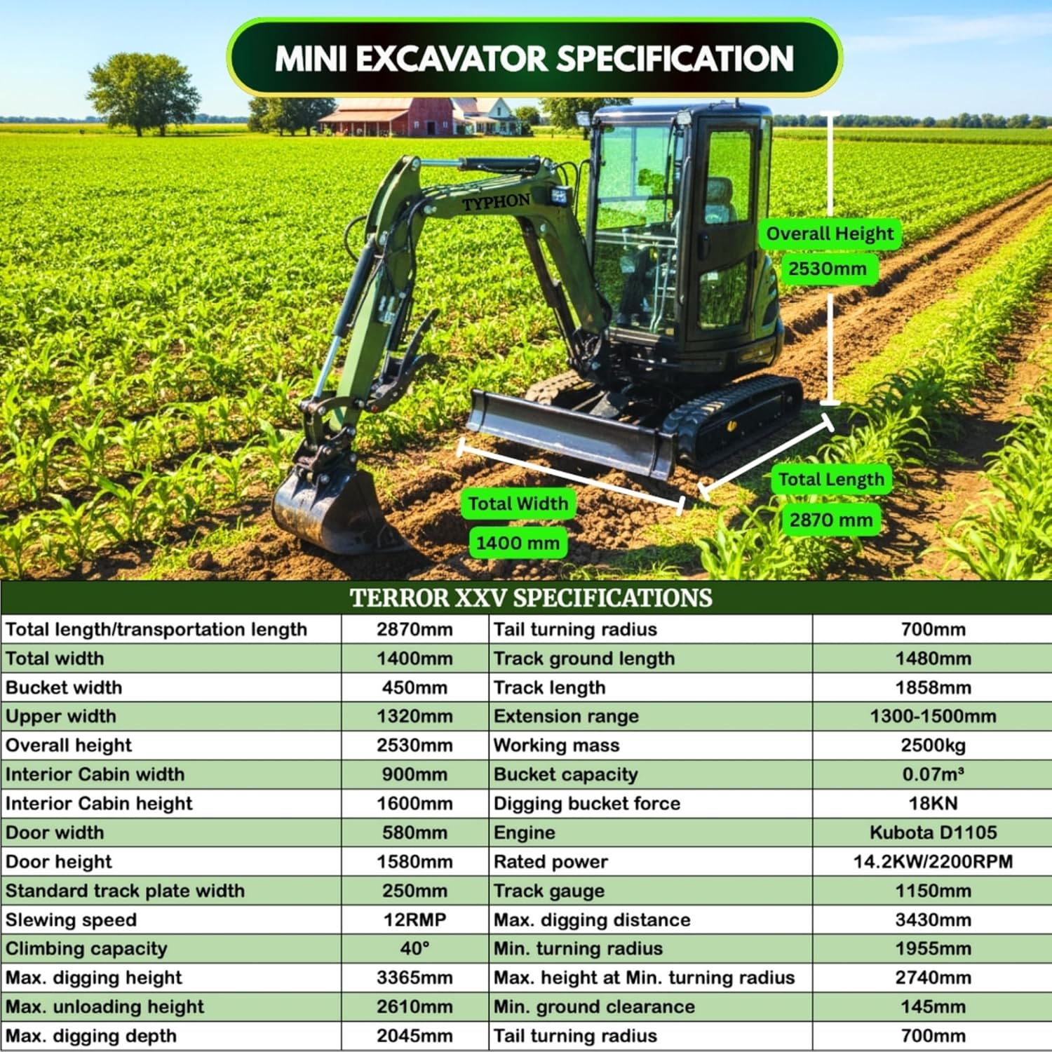 buy TYPHON TERROR XXV mini excavator,TYPHON TERROR XXV worth buying,TYPHON TERROR XXV pros cons,best 2.7 ton mini excavator,TYPHON TERROR XXV vs alternatives,should I buy a TYPHON mini excavator performance testing and real-world results