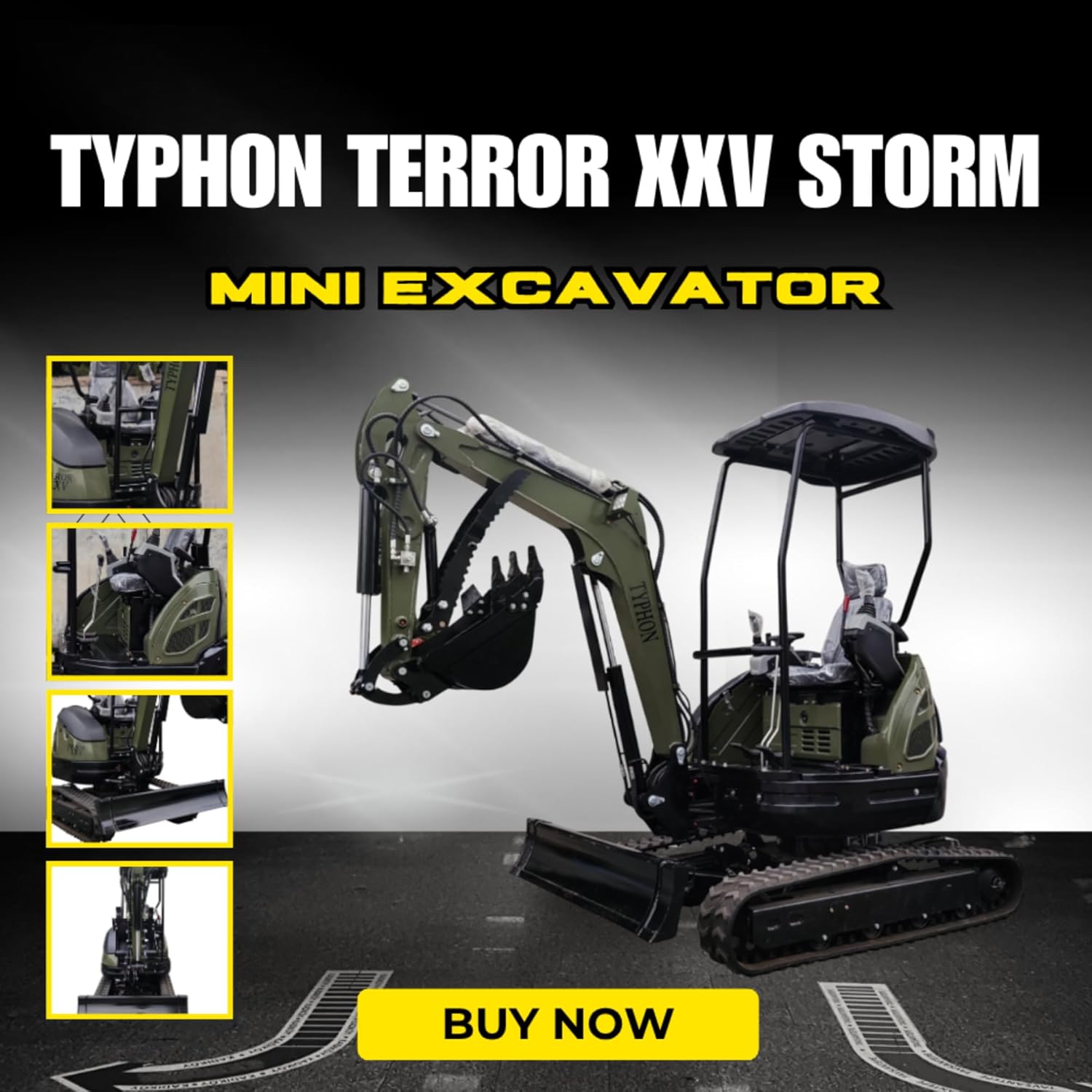 buy TYPHON Terror XXV excavator,TYPHON Terror XXV worth buying,TYPHON Terror XXV pros cons,best 2.5 ton mini excavator,TYPHON Terror vs alternatives,should I buy a TYPHON excavator unboxing and complete package contents