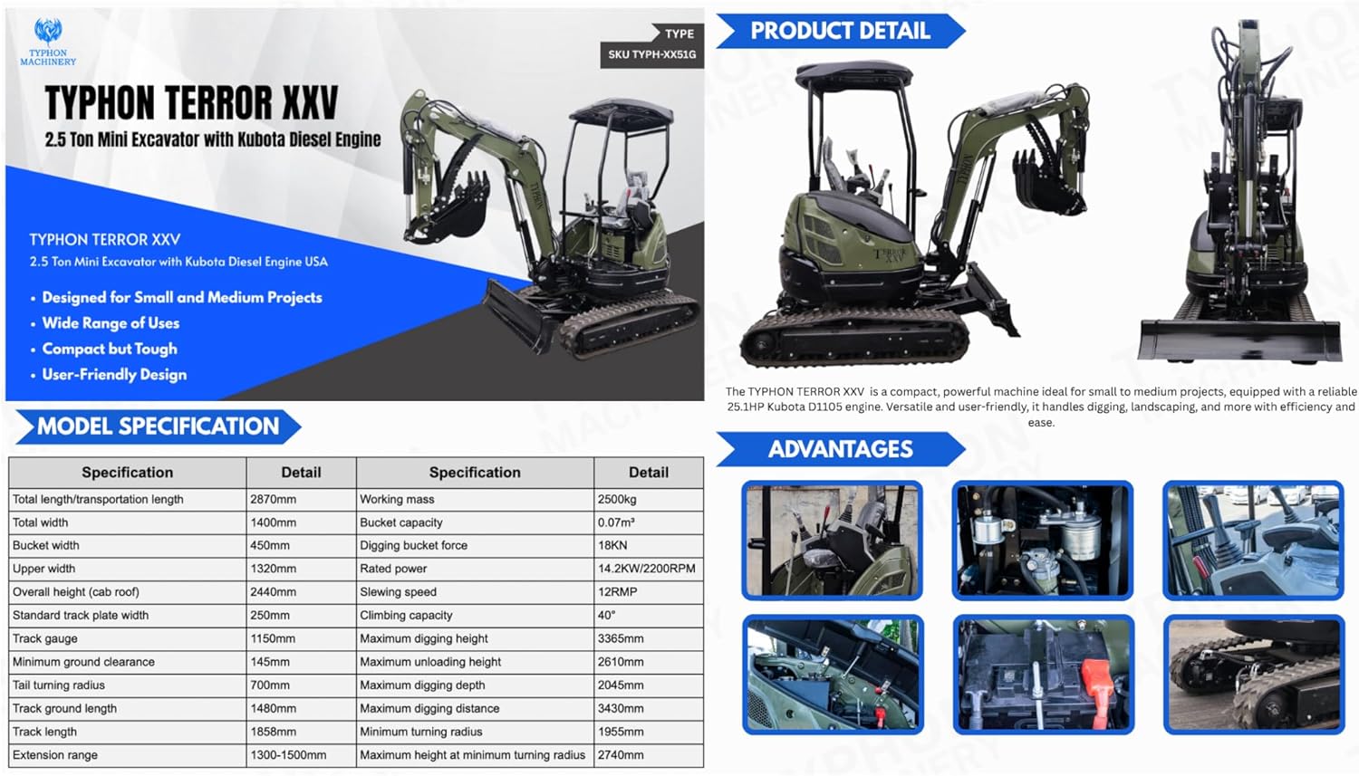 Step-by-step guide for buy TYPHON Terror XXV excavator,TYPHON Terror XXV worth buying,TYPHON Terror XXV pros cons,best 2.5 ton mini excavator,TYPHON Terror vs alternatives,should I buy a TYPHON excavator - complete tutorial