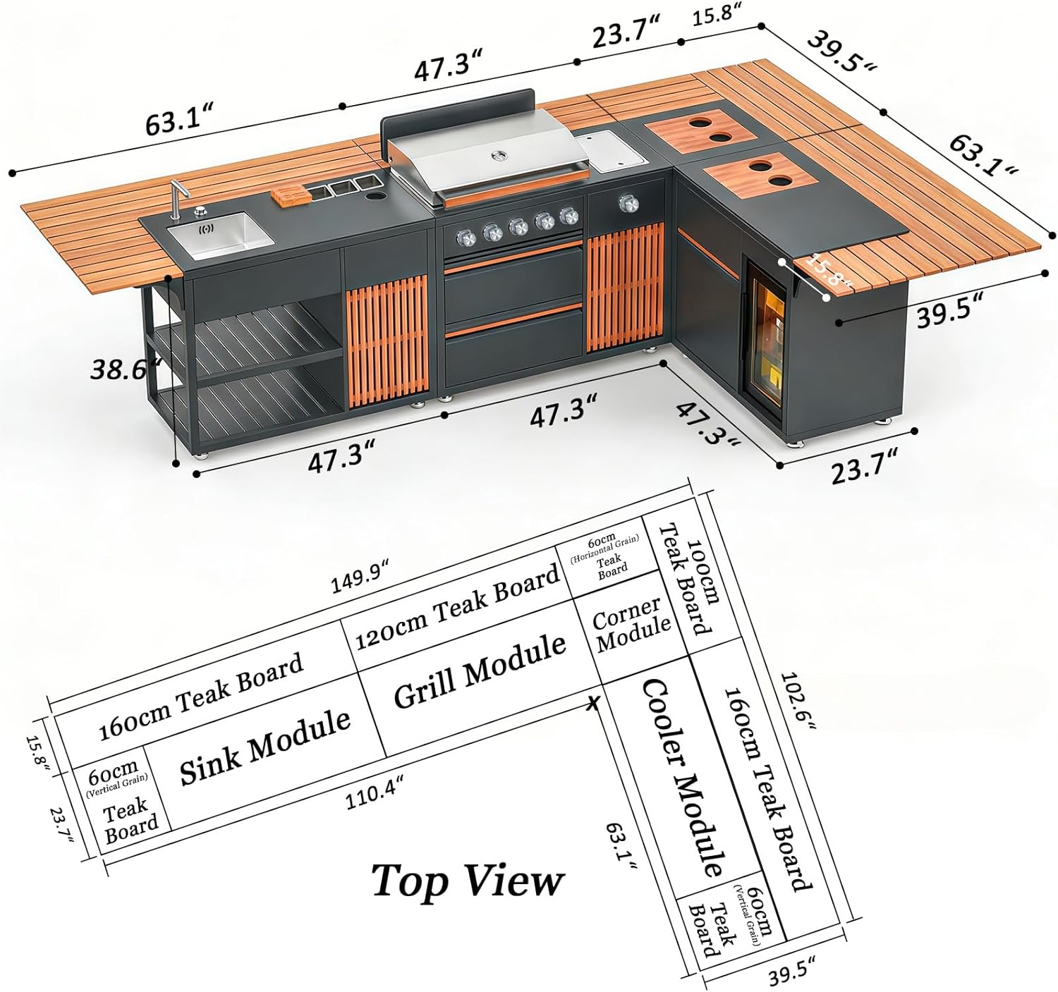 buy VESTIVIUM outdoor kitchen island,should I buy VESTIVIUM outdoor kitchen,VESTIVIUM vs alternative outdoor kitchen,VESTIVIUM outdoor kitchen pros cons,best modular outdoor kitchen island,VESTIVIUM outdoor kitchen worth buying unboxing and complete package contents