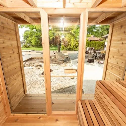 buy ZONEMEL 8 person sauna,ZONEMEL sauna pros cons,best outdoor cedar sauna for 8,ZONEMEL sauna worth buying,outdoor steam sauna vs infrared,8 person sauna full glass front performance testing and real-world results