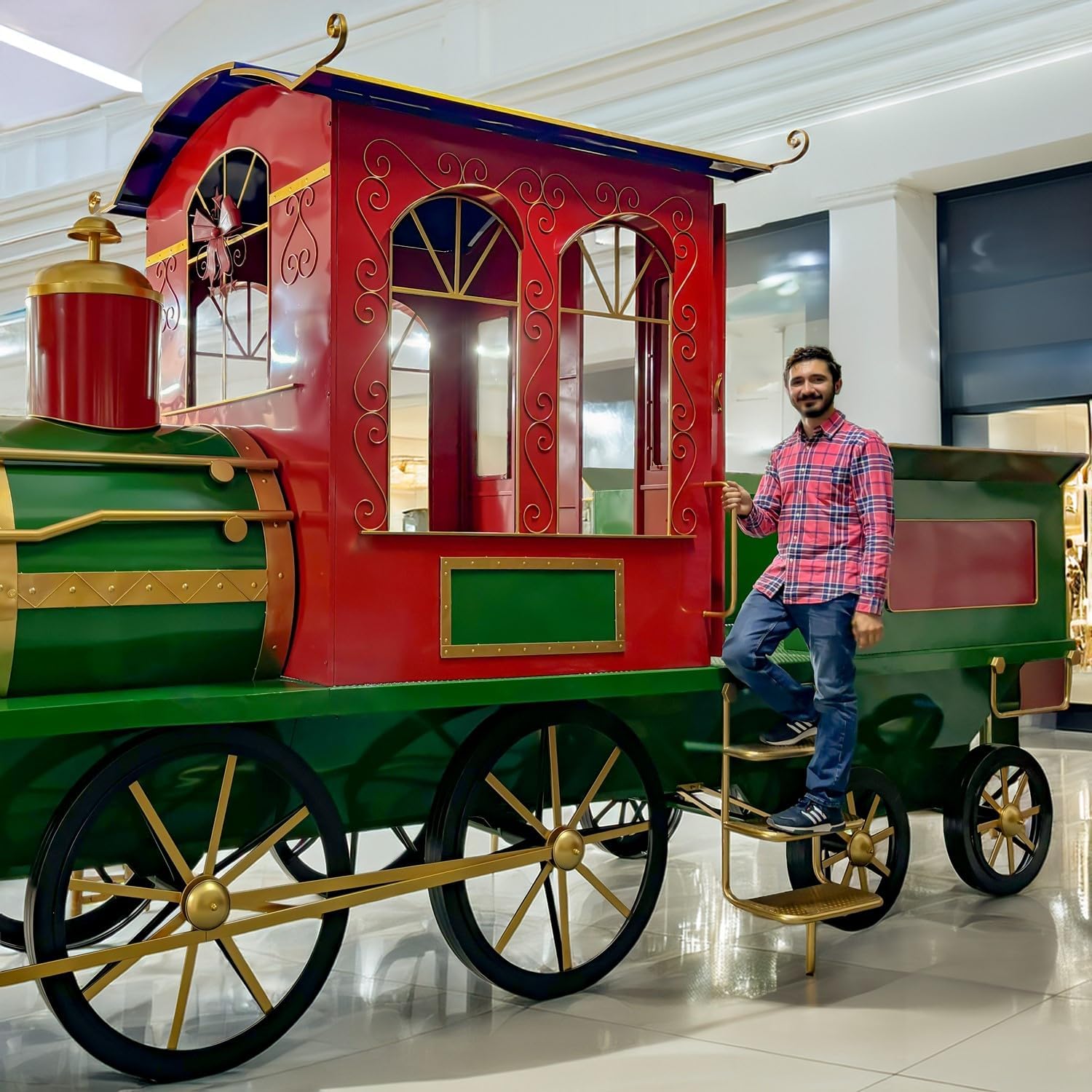 Step-by-step guide for buy Zaer Ltd large metal Christmas train,Zaer Ltd Christmas train worth buying,large metal Christmas train pros cons,best commercial Christmas train decoration,Zaer Ltd train vs alternatives,should I buy the Zaer Christmas train - complete tutorial