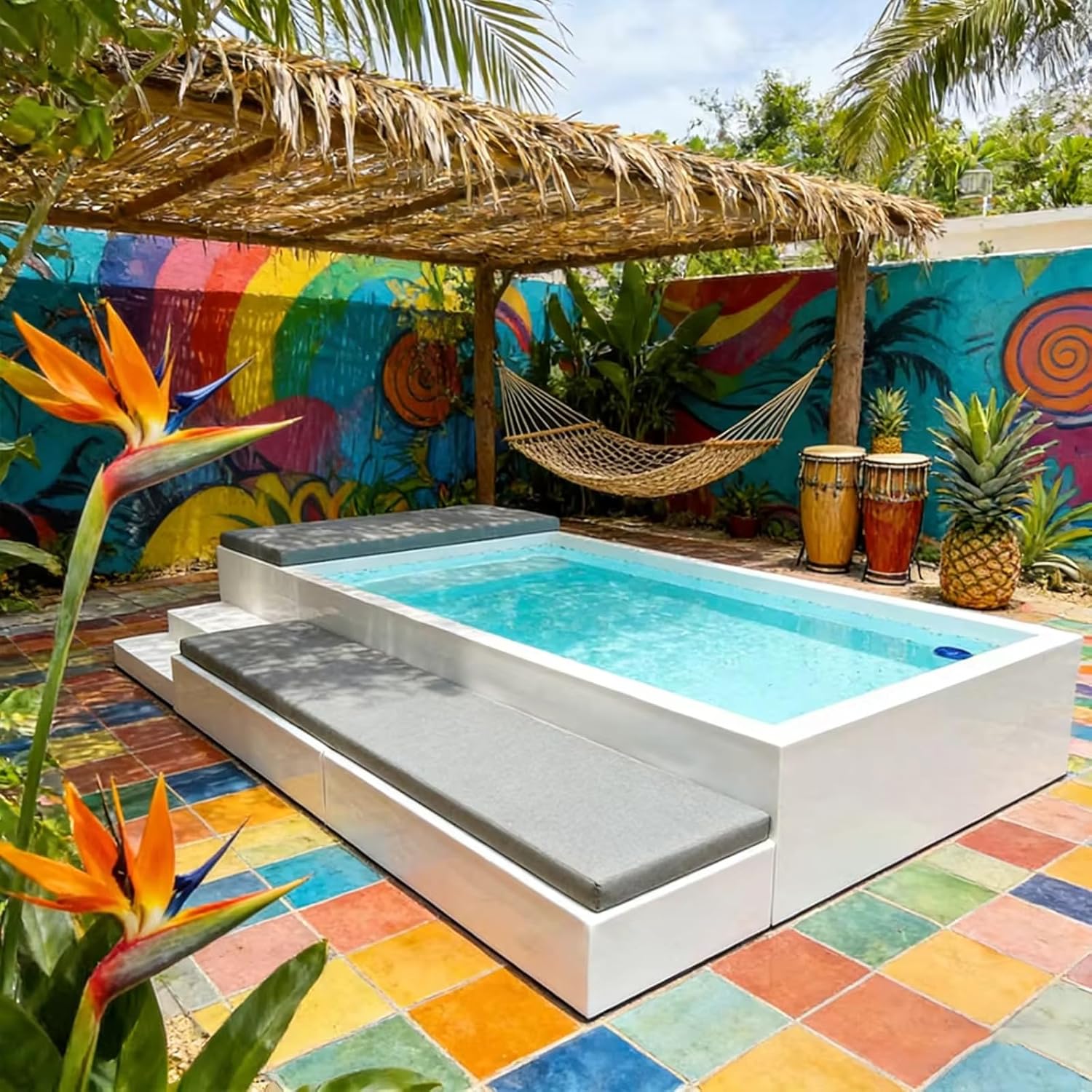 buy above ground pool with seating,best rectangular family swimming pool,above ground pool with lounge sofa,should I buy outdoor swimming pool,durable backyard pool pros cons,family pool with bench worth buying unboxing and complete package contents