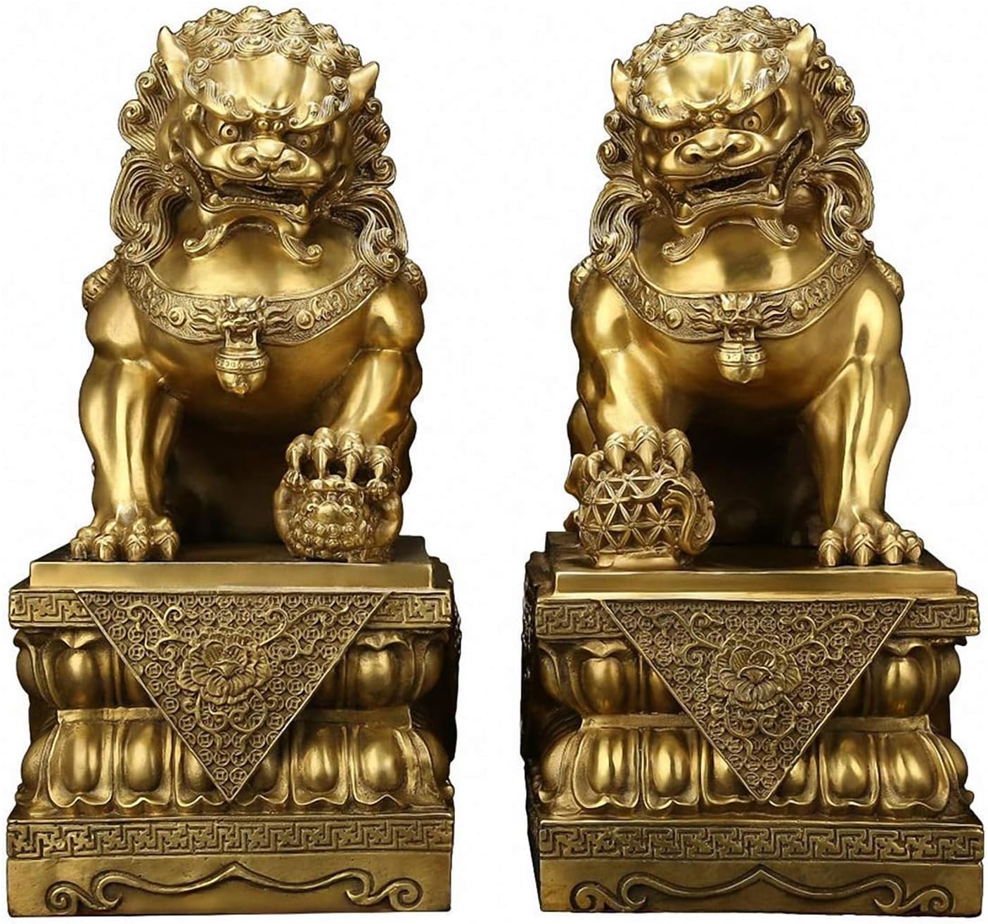 buy brass foo dog statues,brass foo dogs worth buying,best brass guardian lions,foo dog statues pros cons,should I buy brass foo dogs,brass foo dogs vs stone - detailed features and technical specifications