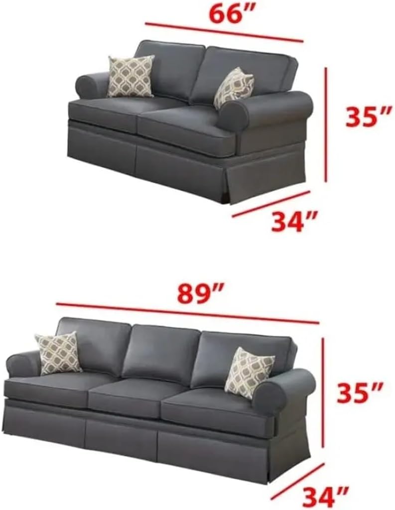 Step-by-step guide for buy charcoal glossy polyfiber sofa set,charcoal sofa set worth buying,polyfiber sofa pros cons,best 2 piece sofa set,should I buy a polyfiber loveseat,charcoal sofa set vs alternatives - complete tutorial