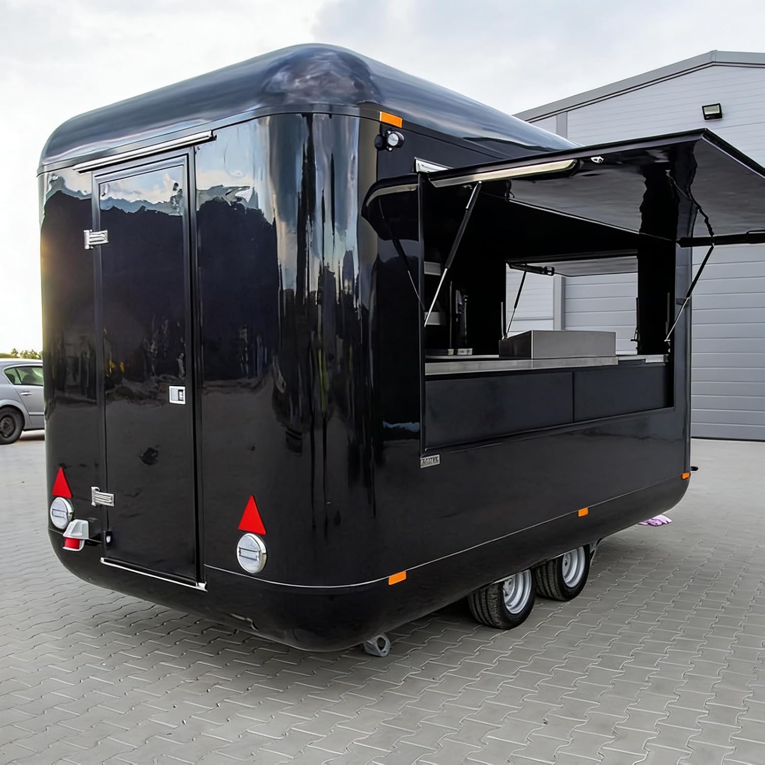 buy commercial food trailer,best food trailer for sale,commercial food trailer pros cons,mobile kitchen trailer worth buying,should I buy a food truck or trailer,custom snack cart features unboxing and complete package contents