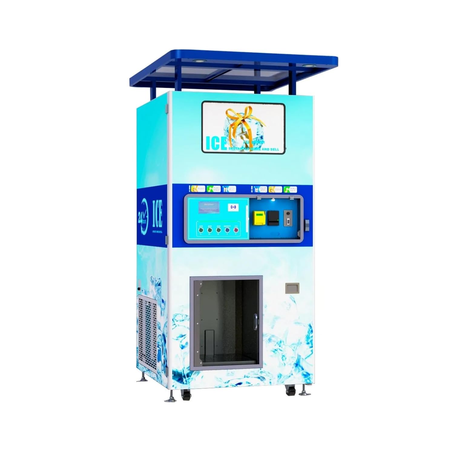 buy commercial ice vending machine,commercial ice vending machine worth it,best automatic ice maker for business,ice vending machine pros and cons,should I buy an ice vending machine,commercial ice machine vs alternatives unboxing and complete package contents