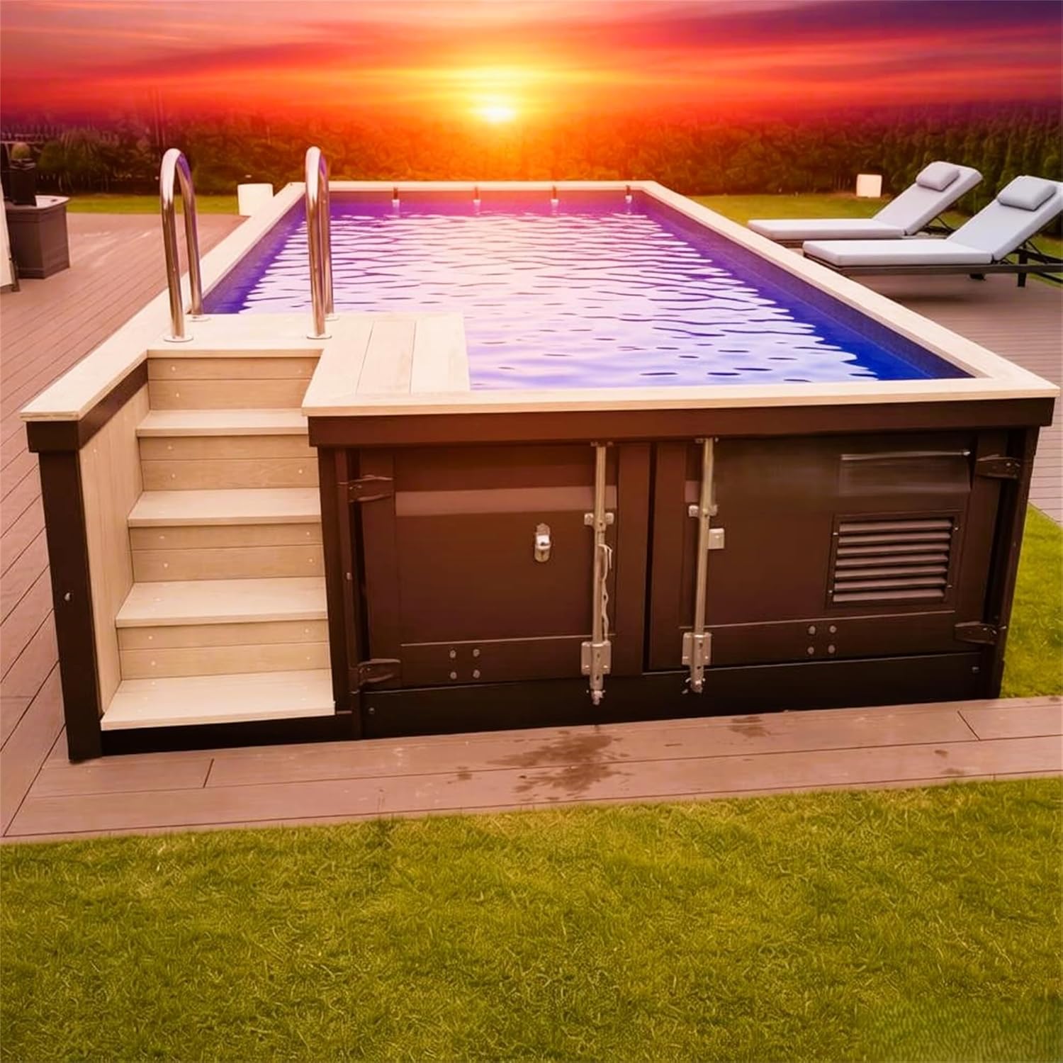 buy container swimming pool,should I buy container swimming pool,container swimming pool pros cons,container swimming pool vs traditional,best modular pool for backyard,container swimming pool worth buying unboxing and complete package contents