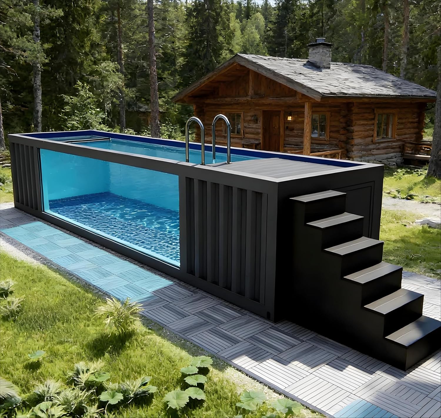 buy container swimming pool,container pool pros cons,best container swimming pool,should I buy a container pool,container pool vs traditional pool,container pool worth buying unboxing and complete package contents