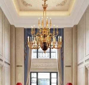 Image 1 of buy copper chandelier antique brass