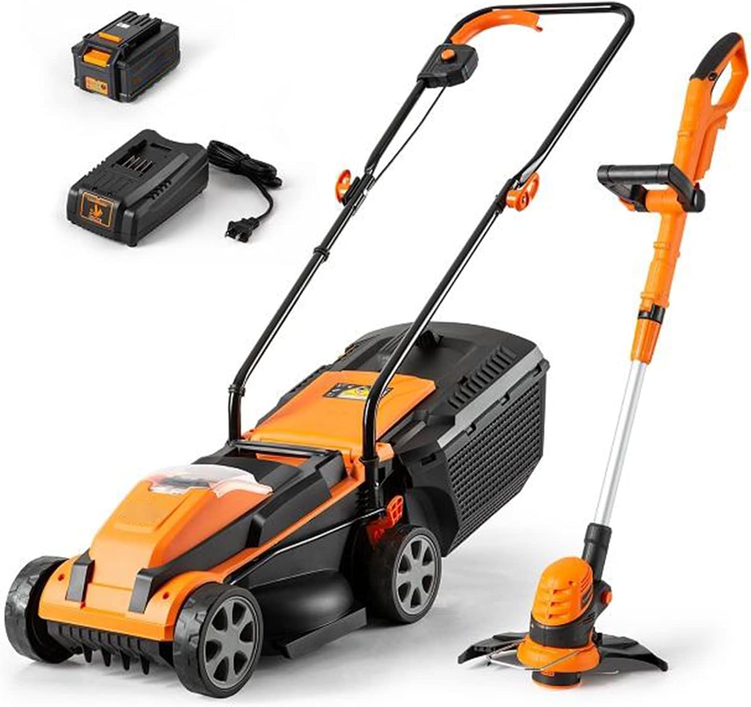 buy cordless lawn mower trimmer combo,should I buy cordless mower trimmer combo,cordless lawn mower string trimmer pros cons,best 24v self-propelled mower combo,cordless mower vs gas trimmer,cordless mower combo worth buying - detailed features and technical specifications