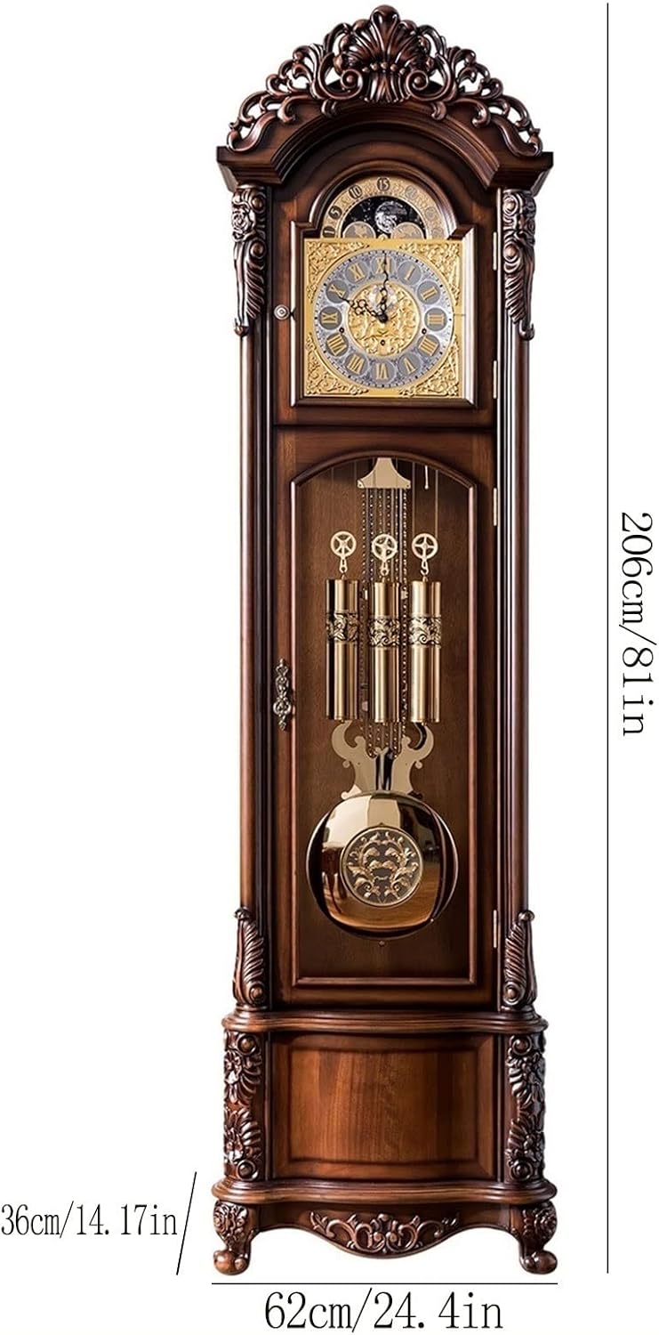 buy grandfather mantle clock,grandfather mantle clock worth buying,best wooden floor clock,grandfather clock pros cons,should I buy a mantle clock,XJOYSL7921 clock honest unboxing and complete package contents