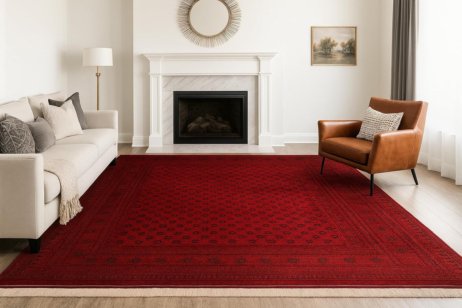 Unboxing the large handmade silk rug, showing its elegant roll and packaging - a key part of the buy handmade silk rug experience