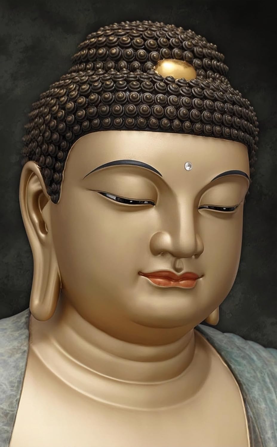 Unboxing the FENGSHUI-CAISHEN statue showing secure packaging, a key consideration when you buy large brass Buddha statue,large brass Buddha statue worth it,best indoor Buddha statue