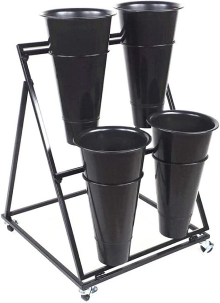 Image 1 of buy metal plant stand with wheels