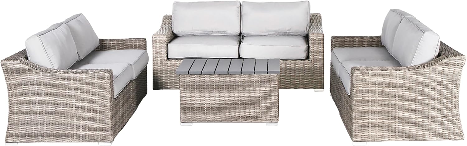 buy modern rattan sofa set,modern wicker sofa set pros cons,should I buy rattan sofa set,best outdoor conversation set,rattan sofa set worth buying,modern patio furniture vs alternatives - detailed features and technical specifications