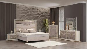 Image 1 of buy modern upholstered bedroom set
