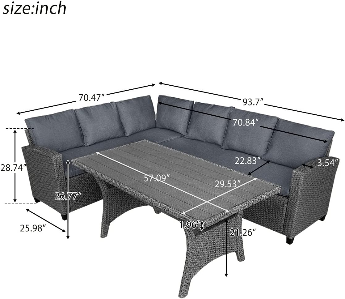 buy outdoor patio wicker conversation set,best all weather sectional sofa set,should I buy PE rattan wicker furniture,outdoor wicker sofa set pros cons,patio conversation set worth buying,wicker sectional vs aluminum alternatives unboxing and complete package contents