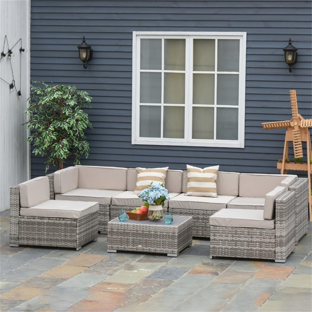 buy outdoor rattan sofa set,should I buy rattan patio furniture,outdoor wicker sofa set vs alternatives,PE rattan sofa set pros cons,best outdoor sectional furniture,rattan conversation set worth buying unboxing and complete package contents