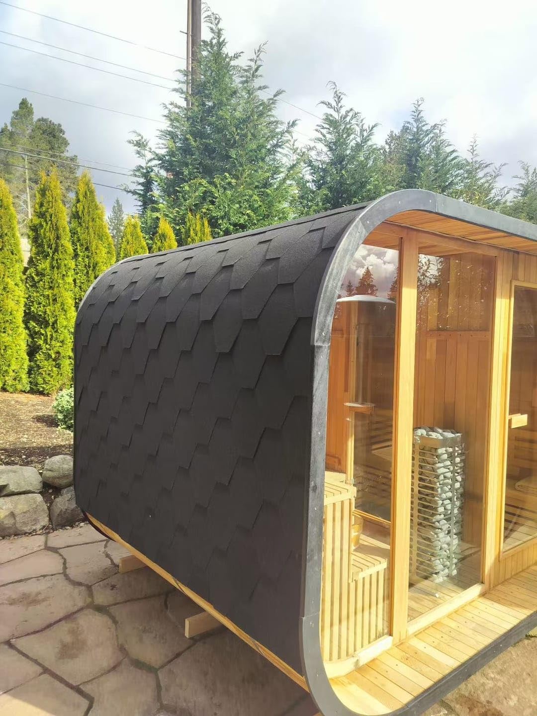 buy outdoor sauna 10-12 person,best outdoor sauna for 10 people,red cedar sauna pros cons,square barrel sauna worth buying,outdoor sauna with electric heater,12 person sauna cabin for backyard performance testing and real-world results